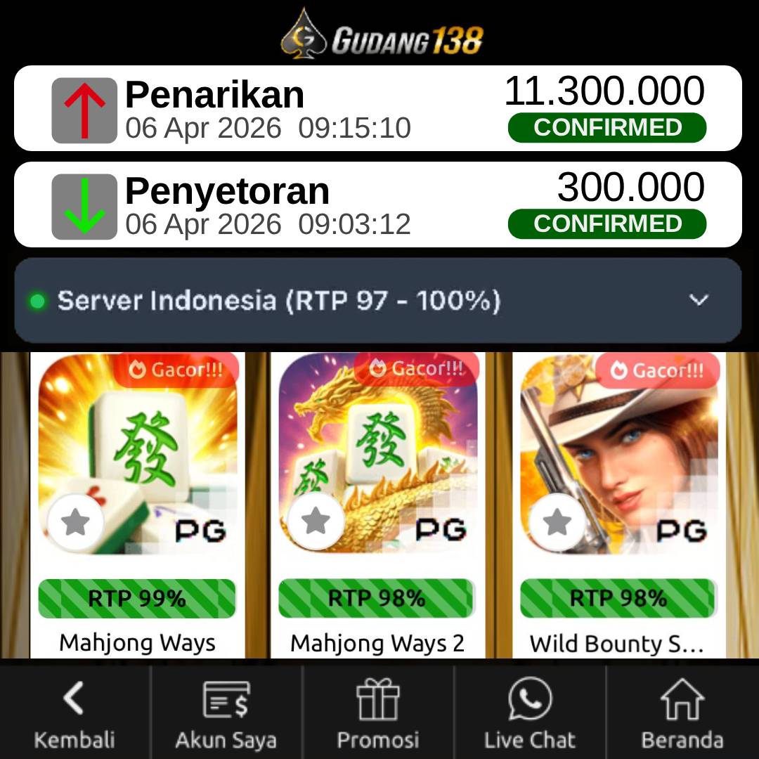 GUDANG138 > Agen Judi Bola Parlay Terpercaya Resmi 2026